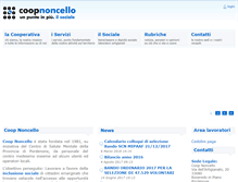 Tablet Screenshot of coopnoncello.it